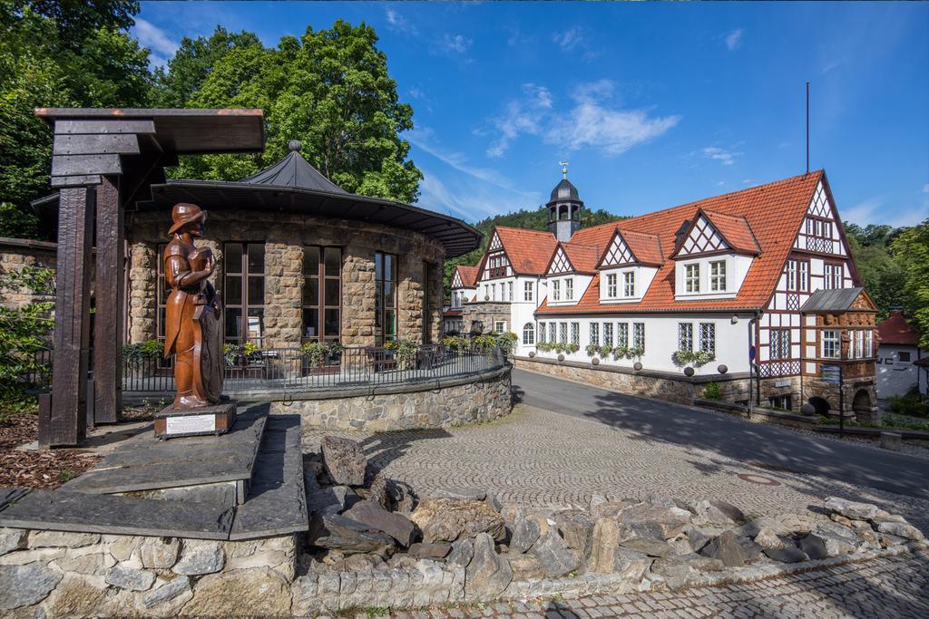Hotel Anker Saalfeld Saale ภายนอก รูปภาพ